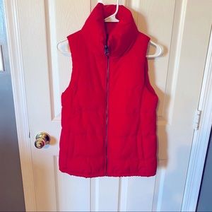 Old Navy Red Puffer Vest
